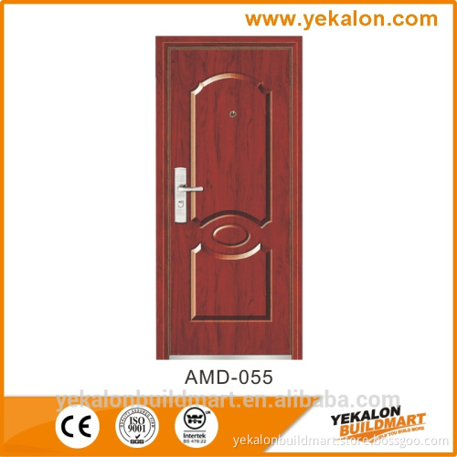 Yekalon AMD-056 melamine finish Armored fashion design security door steel door